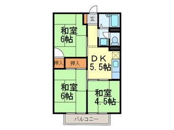 間取図 パークハイツ山手