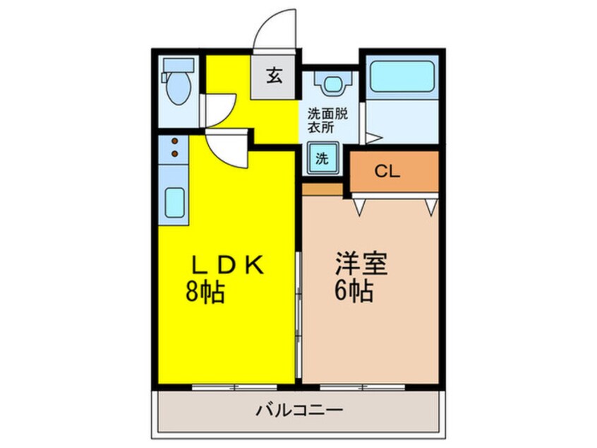 間取図 コンフォート・ソレイユ