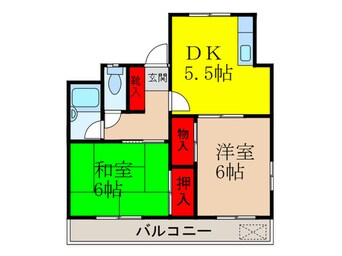 間取図 ラポール池田