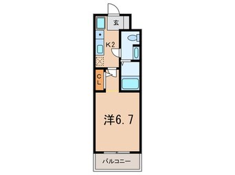 間取図 ﾗｲｼﾞﾝｸﾞｺｰﾄ深江本町ﾌﾗﾜｰﾊﾟｰｸ