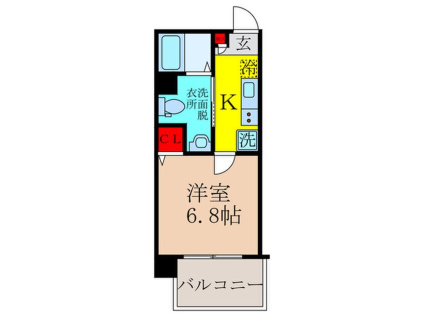 間取図 レグルス吹田元町