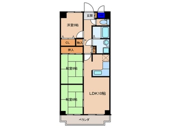 間取図 グランドハイツ洛南
