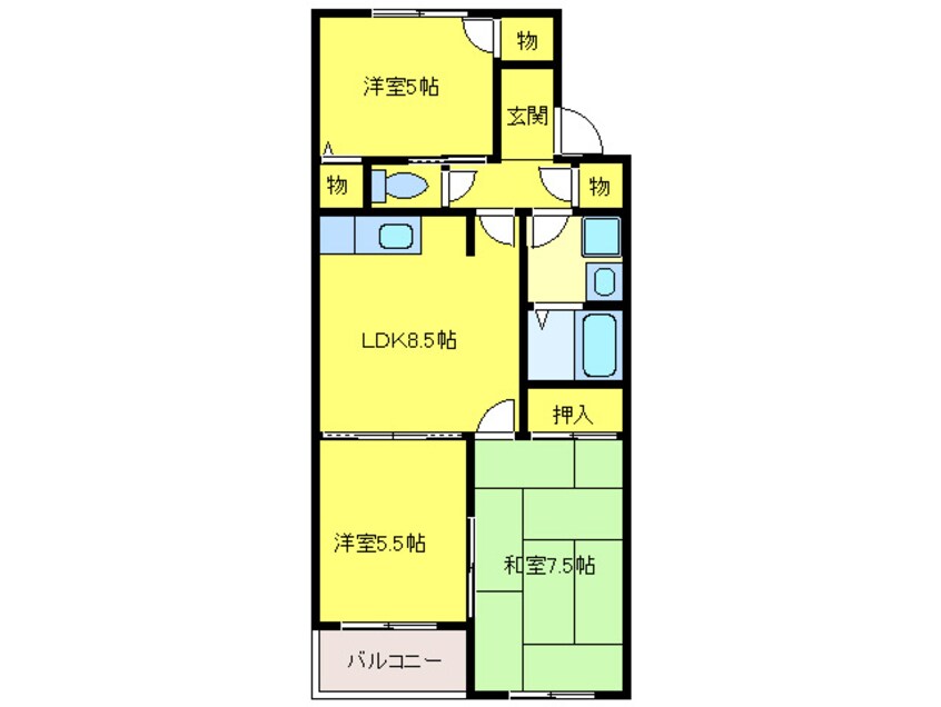 間取図 ボナール