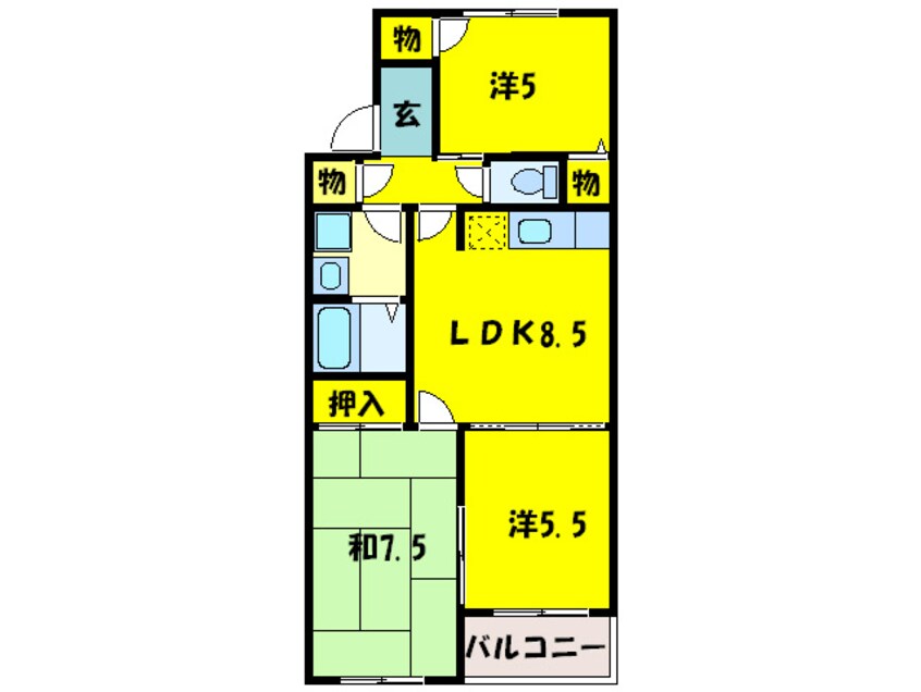 間取図 ボナール