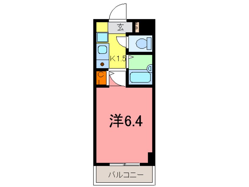 間取図 ワコーレ新神戸ステージ(406)