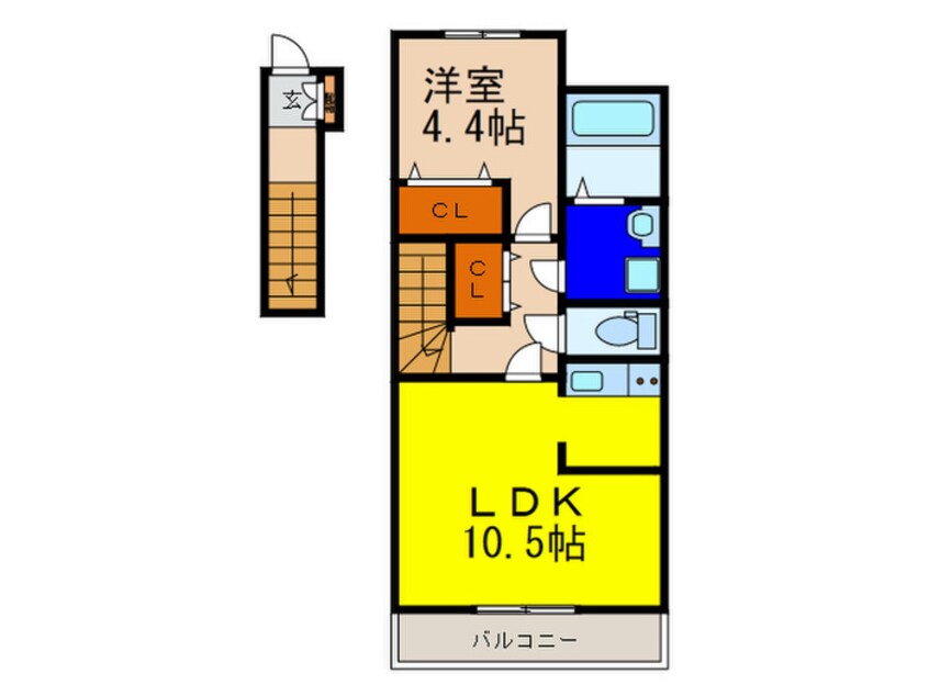 間取図 ノースバレイⅡ