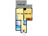 ルミノ－サ三条小川 1DKの間取り
