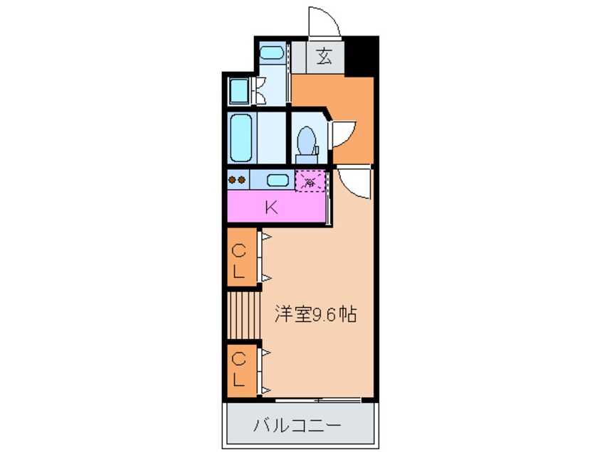 間取図 KAISEI新神戸第2WEST(711)