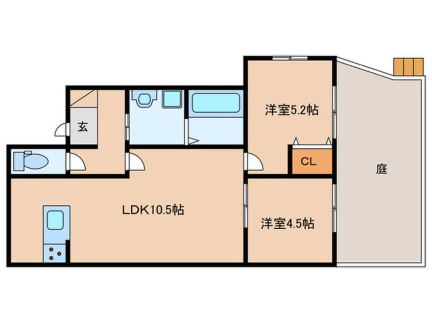 間取図 フォルモント長田
