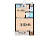 寿ハイツ１ 1Kの間取り