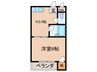 寿ハイツ１ 1Kの間取り