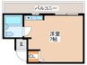ワンスタ－ハイツ 1Rの間取り