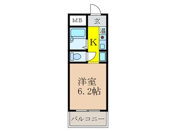 間取図 サニ－ハイツ新大阪