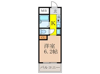 間取図 サニ－ハイツ新大阪