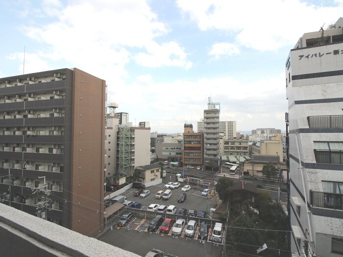 室内からの展望 サニ－ハイツ新大阪