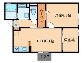 間取図 Bonheur草津