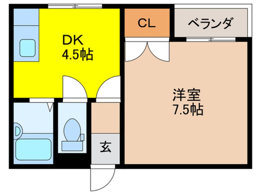 間取図 ピ－スフルハウス