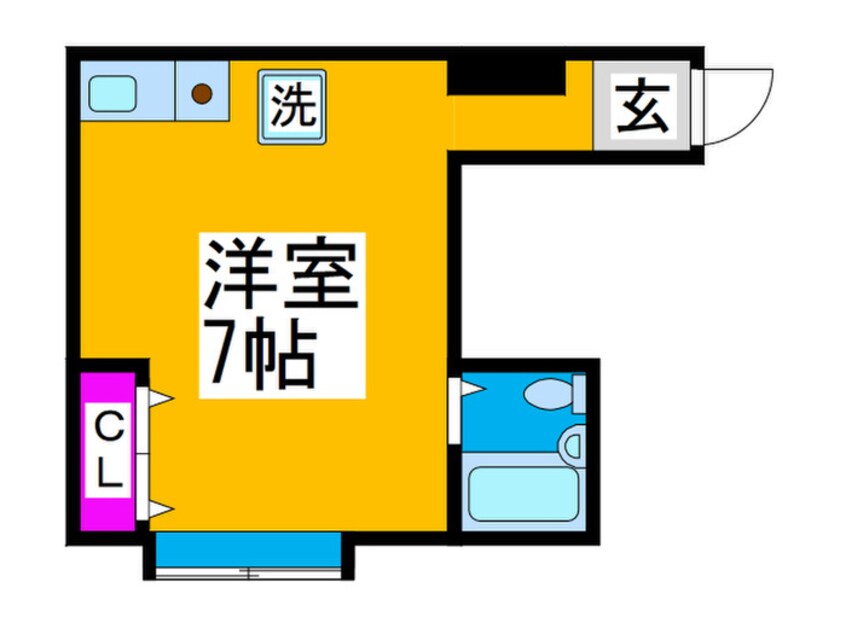 間取図 ピエ－ルカルダン