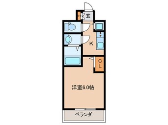 間取図 プレサンス天満橋チエロ（402）