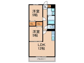 間取図 フェリオ永田