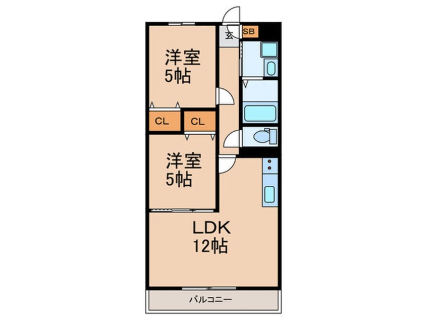 間取図 フェリオ永田