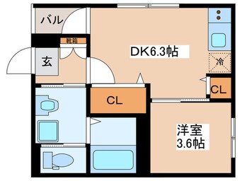 間取図 ハーモニーテラス小路東Ⅲ