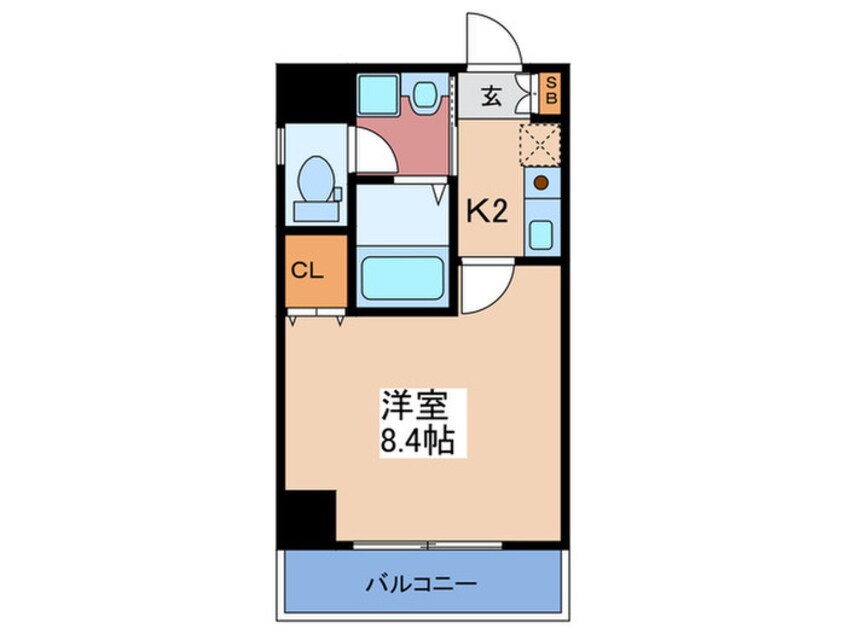 間取図 リップルビガー扇町