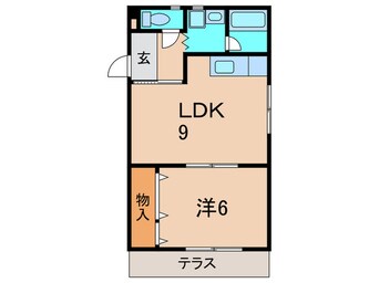 間取図 パ－クサイド昆陽