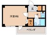 グランビルド松ノ浜 1Kの間取り