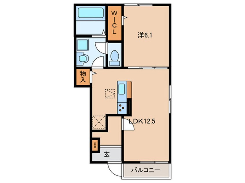 間取図 カーサデラヴィータ