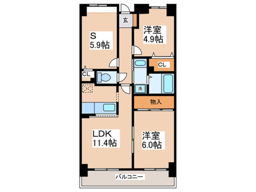 間取図 セントレジデンス