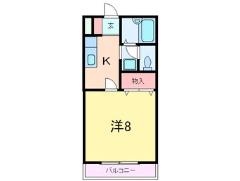 間取図 サンハイツ岡本