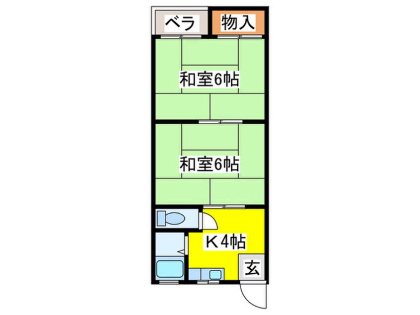 間取図 堺ハイツ