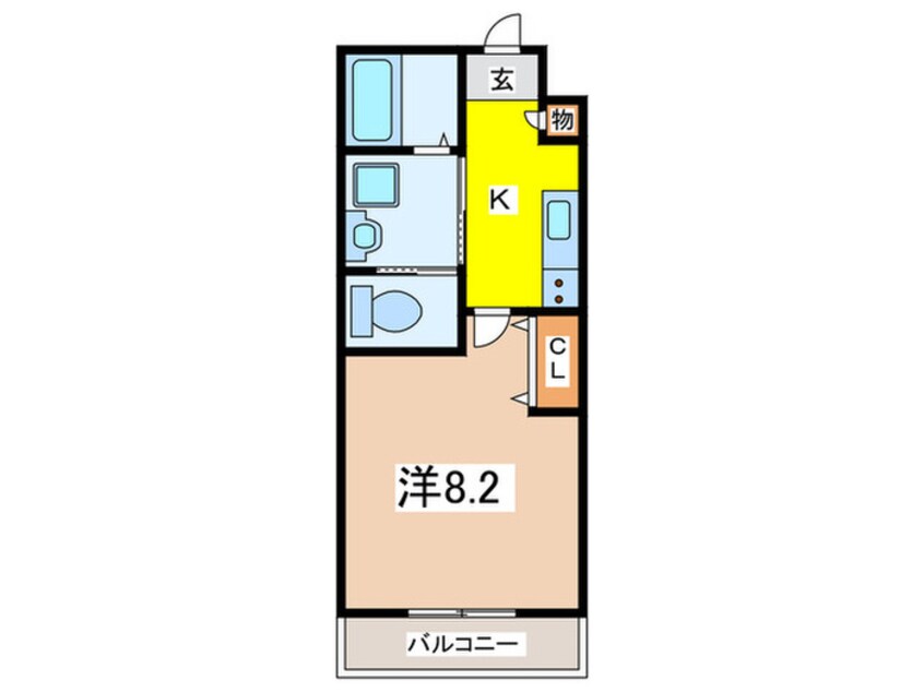 間取図 ラ・フォルム宝塚栄町