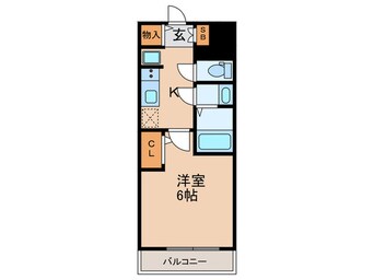 間取図 ﾚｼﾞｭｰﾙｱｯｼﾕ神戸ﾊｰﾊﾞｰﾗﾝﾄﾞ(212)