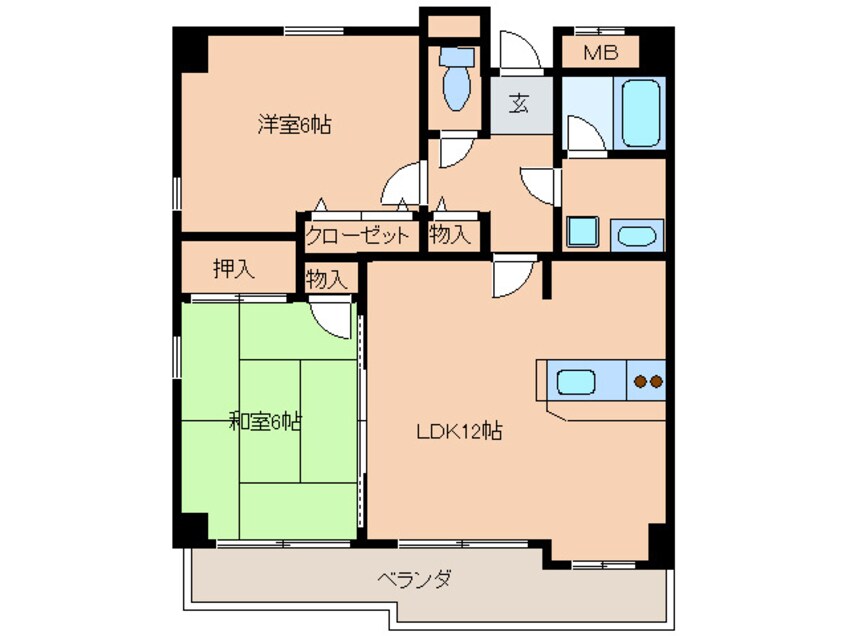 間取図 セレーノあびこ