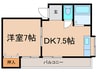 ＳＴ山本 1DKの間取り