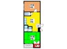南紀マンション 2DKの間取り