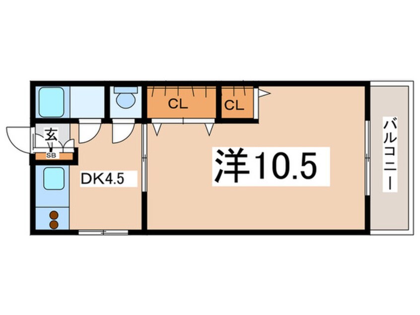 間取図 ＥＸＣＥＬ　Ｃｏｕｒｔ帝塚山