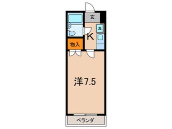 間取図 ピアッツァ六甲
