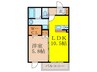 グランデレーヌ 1LDKの間取り