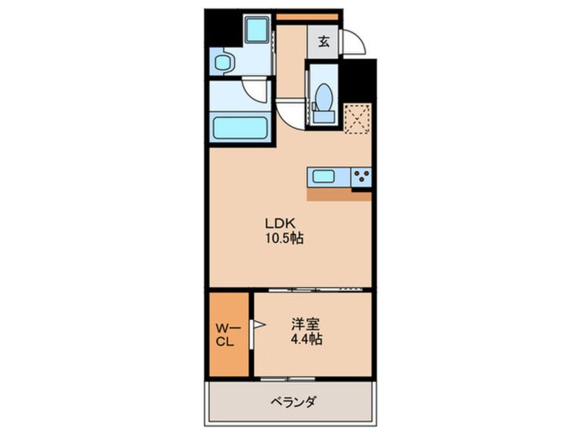 間取図 アプリーレ大阪城北