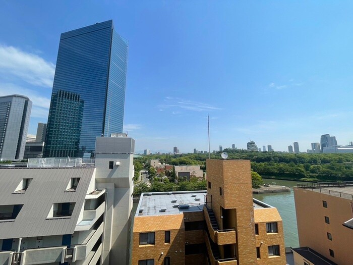 室内からの展望 アプリーレ大阪城北