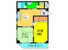 シェモアヒロセ 2DKの間取り