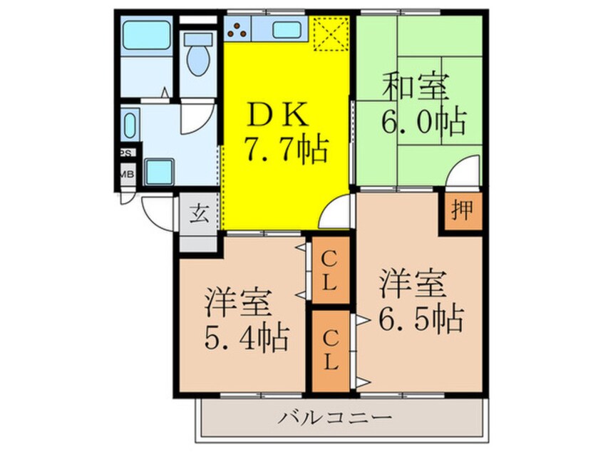 間取図 アルス・シンコ－