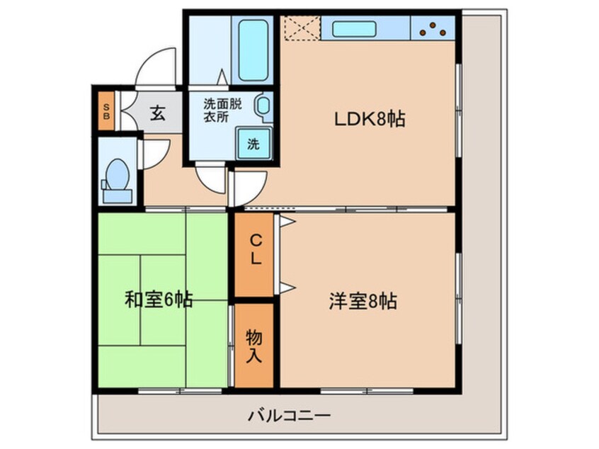 間取図 メゾンメイユール