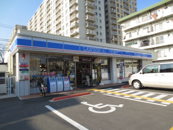 ローソン枚方楠葉花園町(コンビニ)まで26m メゾンくずは