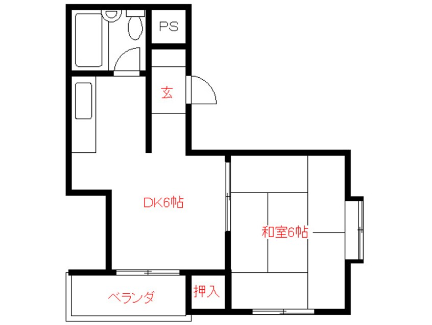 間取図 ロイヤルハイツ緑橋