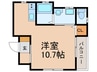 プレミアム大久保Ⅱ 1Rの間取り