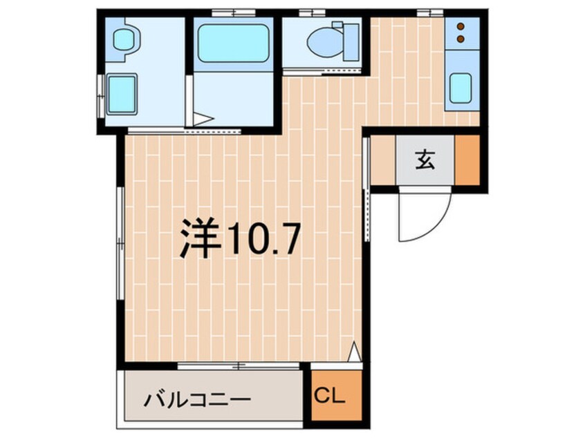 間取図 プレミアム大久保Ⅱ